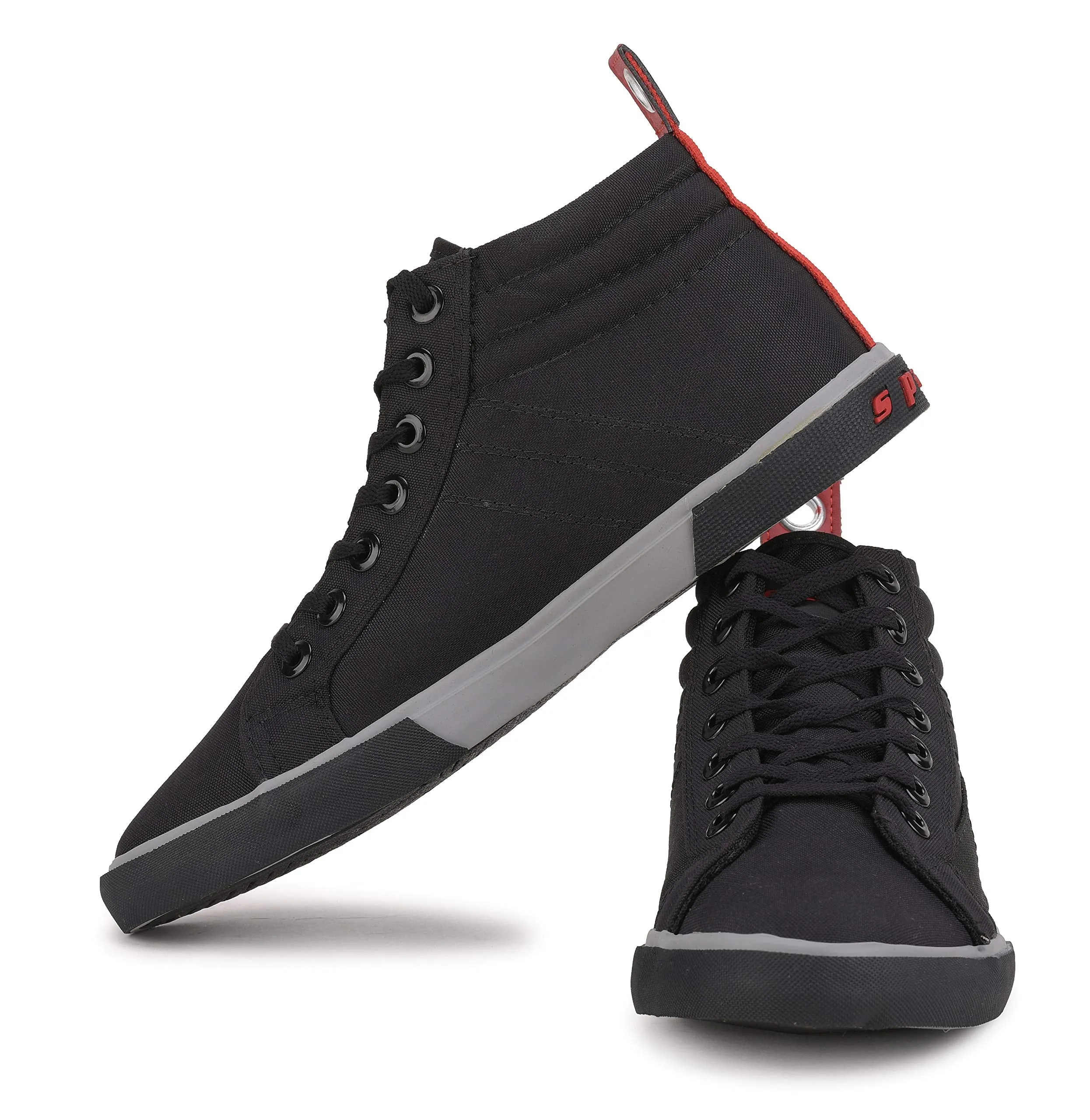 Sparx mens  Blackred Casual Shoe