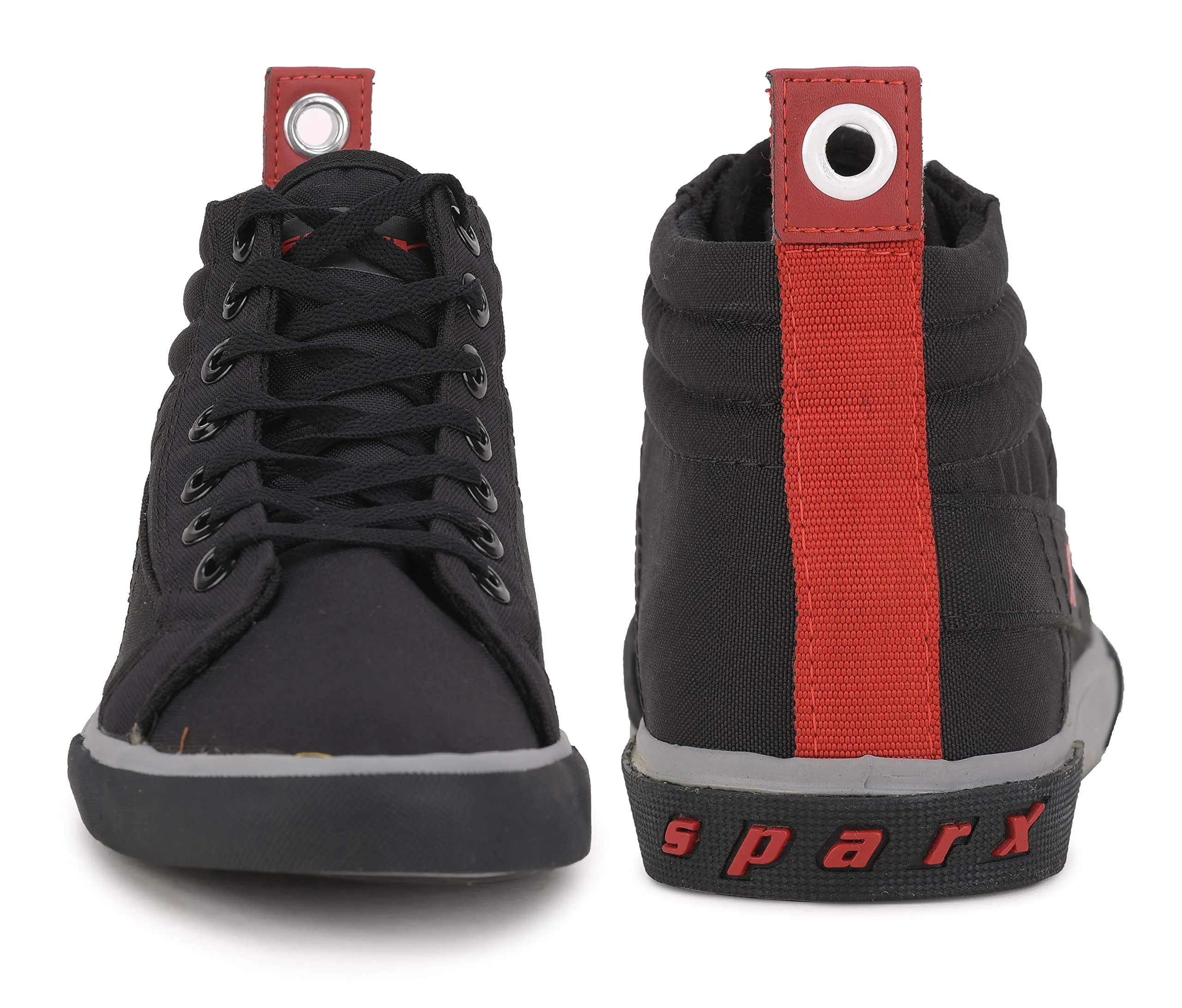 Sparx mens  Blackred Casual Shoe