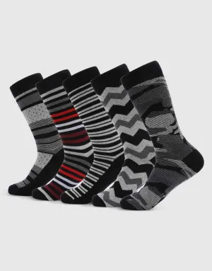 Starry Sky Crew Socks 5 Pack