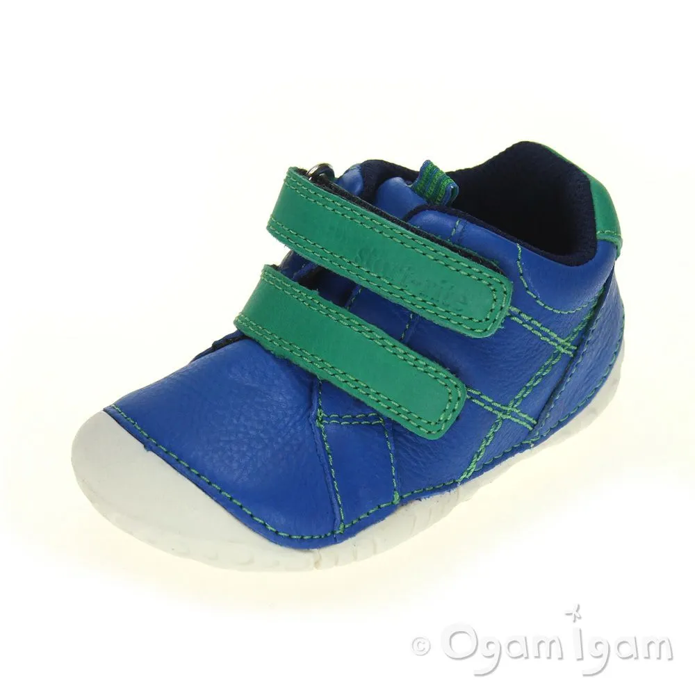 Start-rite Baby Milan Infant Boys Blue Shoe