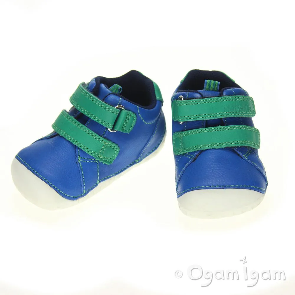 Start-rite Baby Milan Infant Boys Blue Shoe