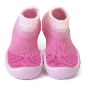 Step Ons Baby Sock Shoe (Pink Love Ring)