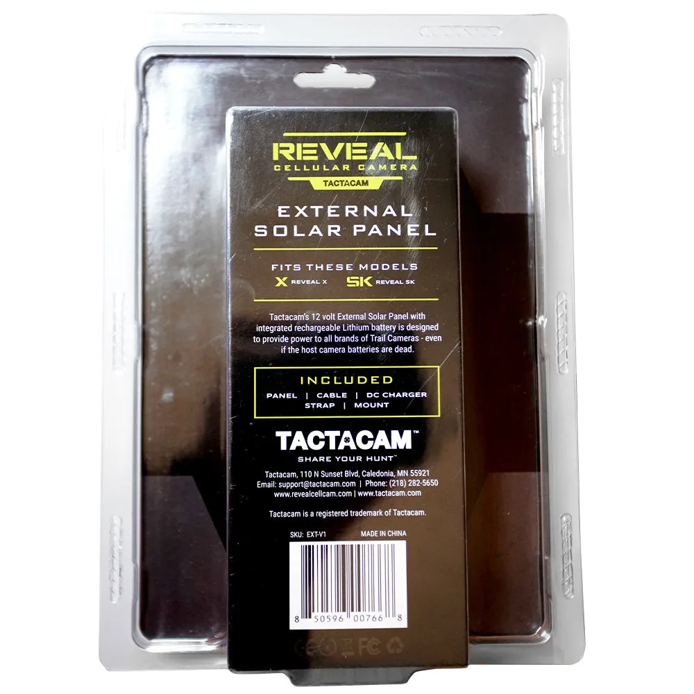 Tactacam External Solar Panel