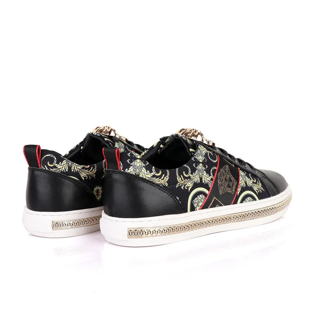 Versace Medusa Head Black and Vintage  Sneakers