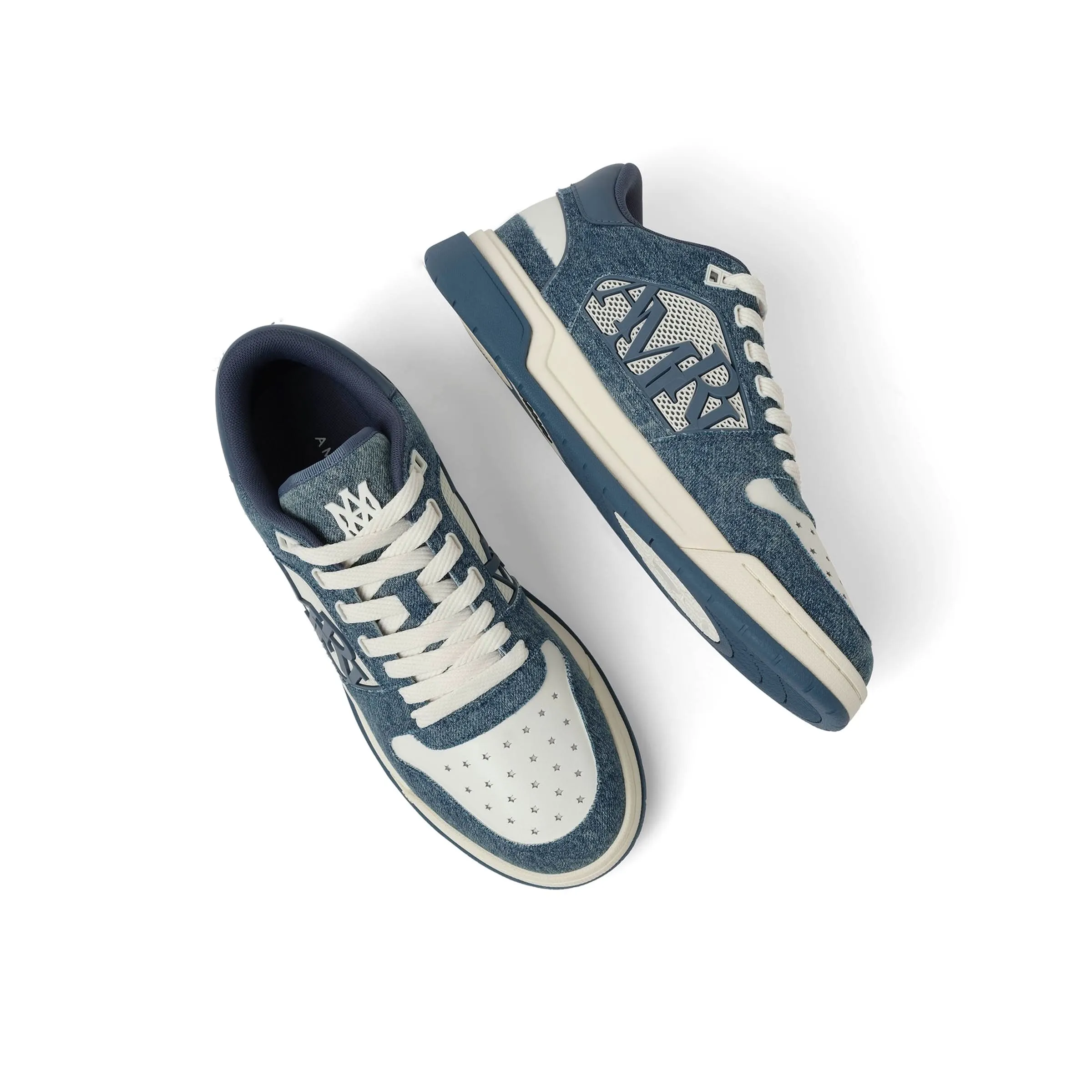 Vintage Denim Classic Low Sneaker in Washed Indigo