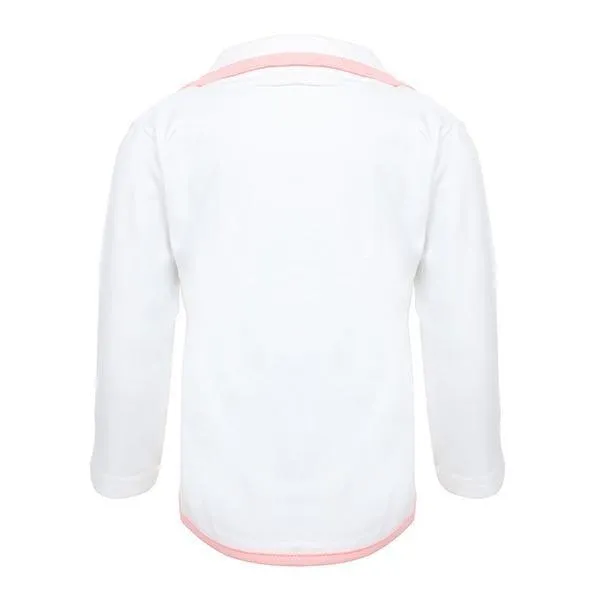 WHITE BABY GIRLS LONG SLEEVE JACKET