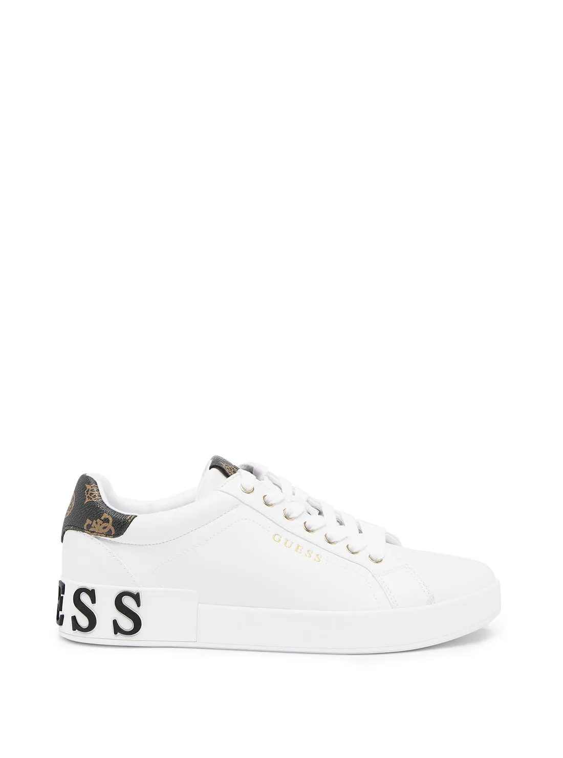 White Corlan Logo Sneakers