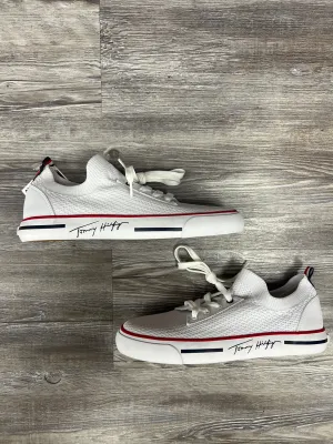 White Shoes Sneakers Tommy Hilfiger, Size 8.5