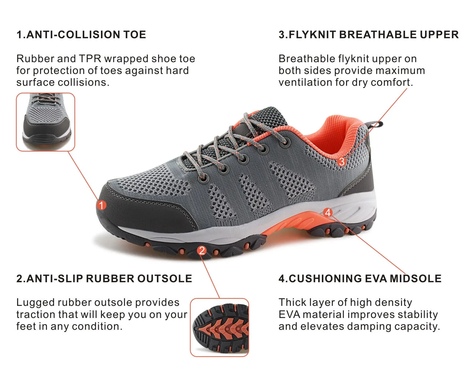 Women Knit Athletic Outdoor Sneakers