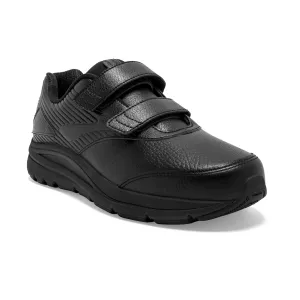 Women's Brooks Addiction Walker V-Strap 2 Color: Black/ Black  (EXTRA WIDE WIDTH)