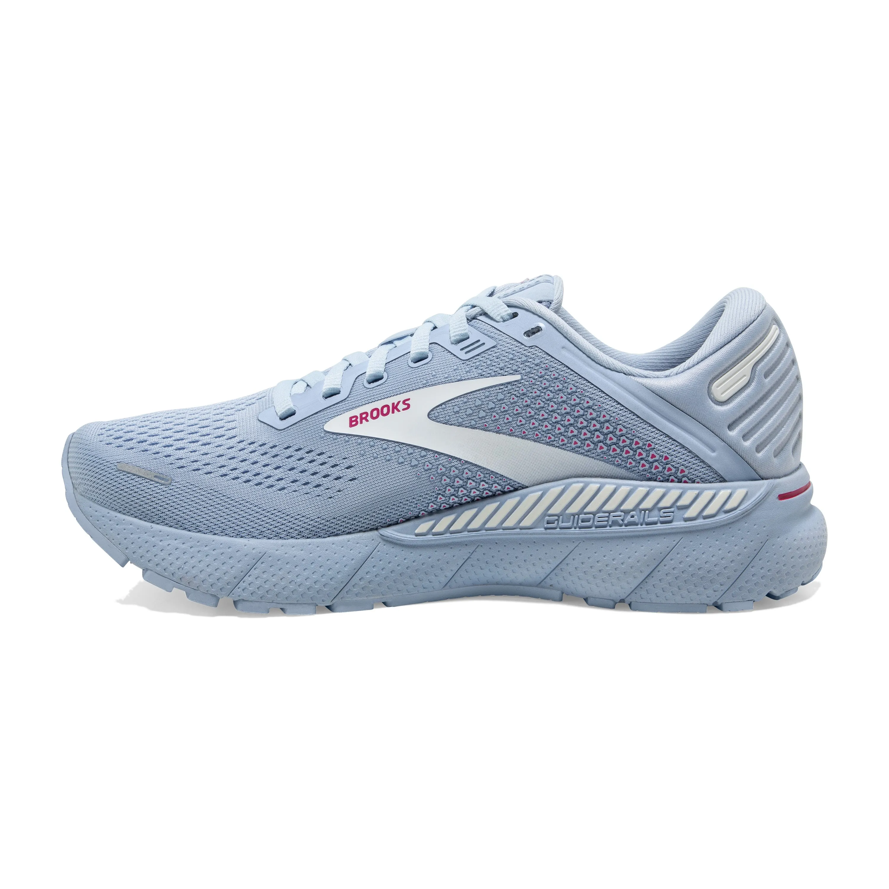 Women's Brooks Adrenaline GTS 22 Color: Kentucky Blue/White/Rose