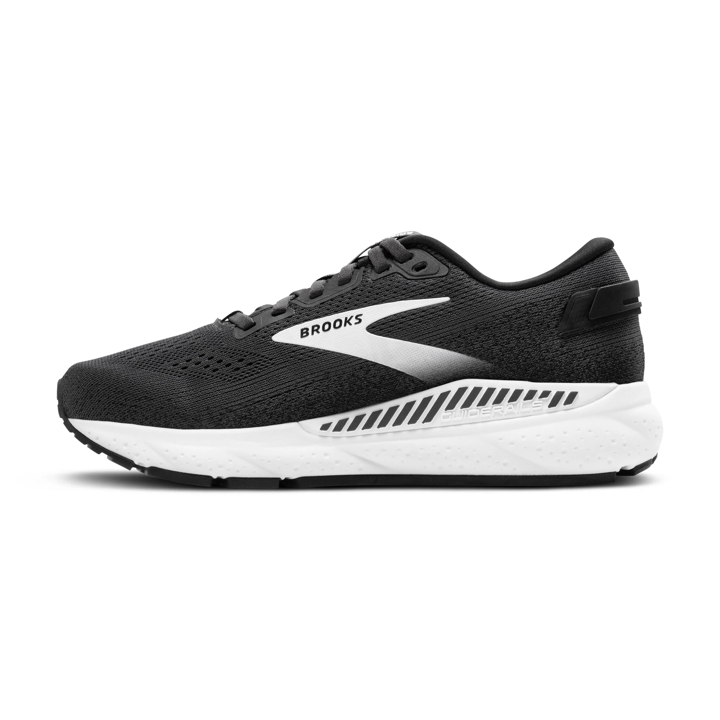 Women's Brooks Ariel GTS 24 Color: Ebony/Black/White (WIDE WIDTH)