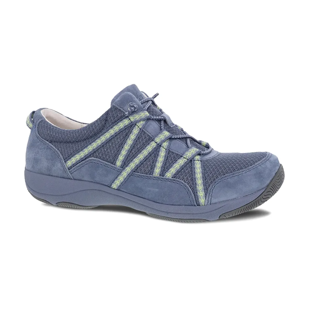 Women's Dansko Harlyn Color: Blue Suede Sneaker