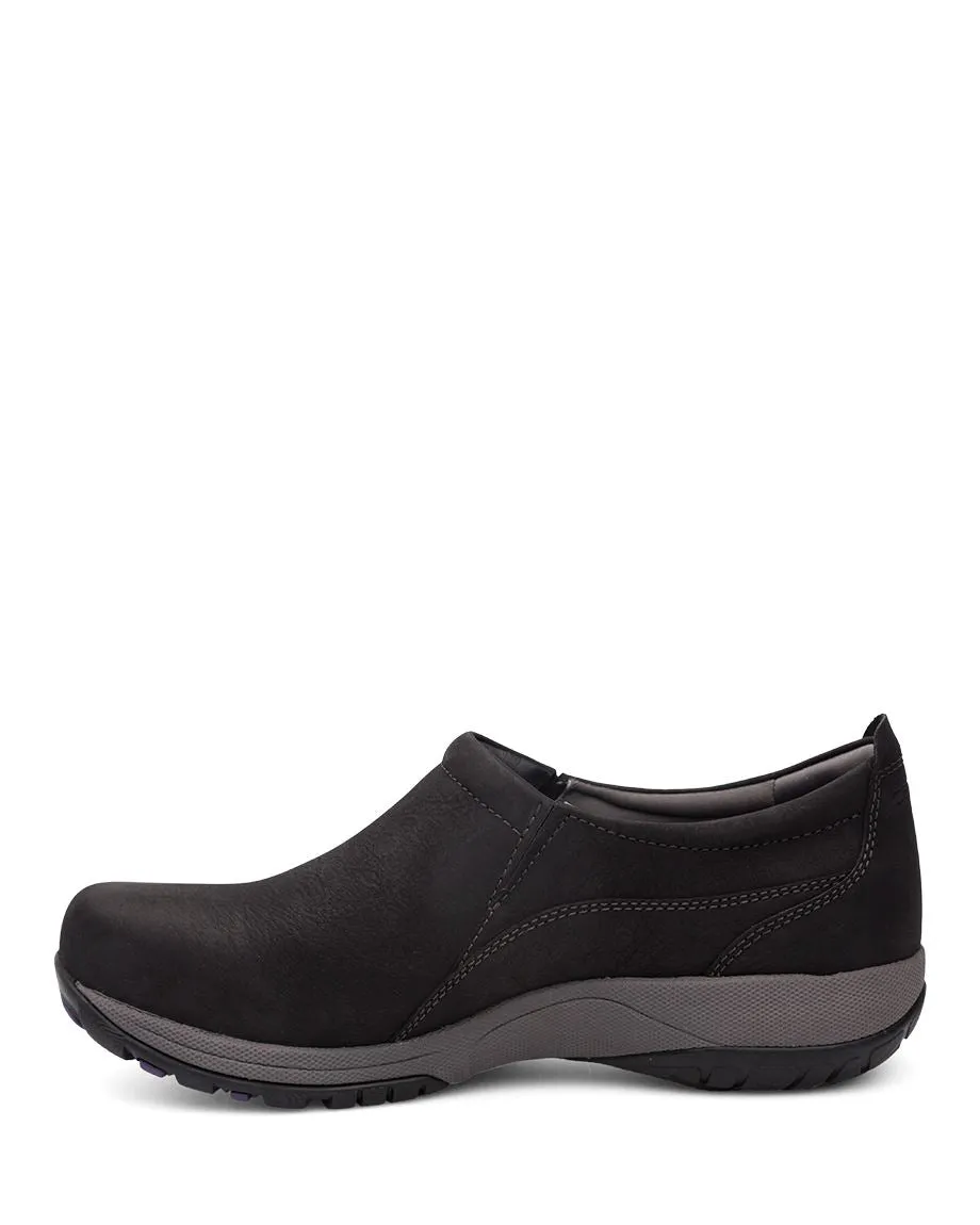 Women's Dansko Patti Color: Black Milled Nubuck