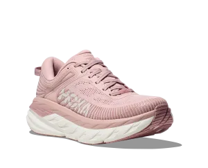 Women's Hoka Bondi 7 Color: Peach Whip / White