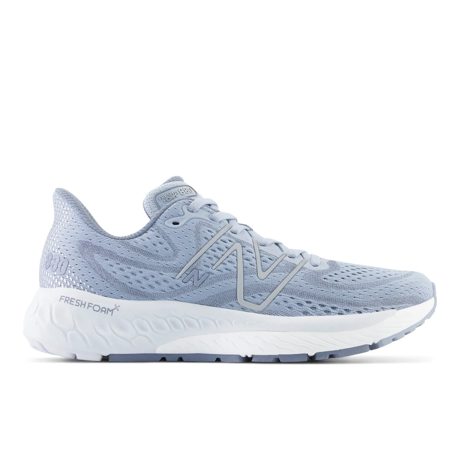 Women's New Balance Fresh Foam X 880v13 Color: Light Arctic Grey and Light Silver Metallic