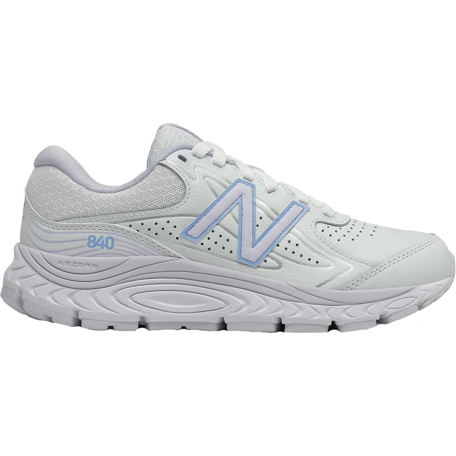 Women's New Balance WW840GP3 White/Silent Grey Leather