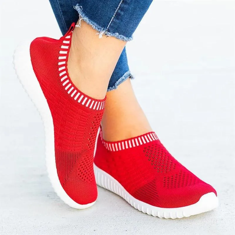 Women's Plus Size Outdoor Sports Breathable Soft Casual Shoes