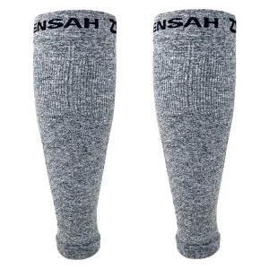 Zensah Compression Leg Sleeves Heather Grey